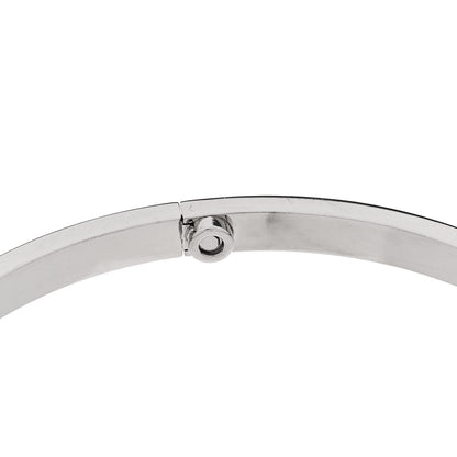 Cartier 18K White Gold Small LOVE Bracelet 19 8 of 8