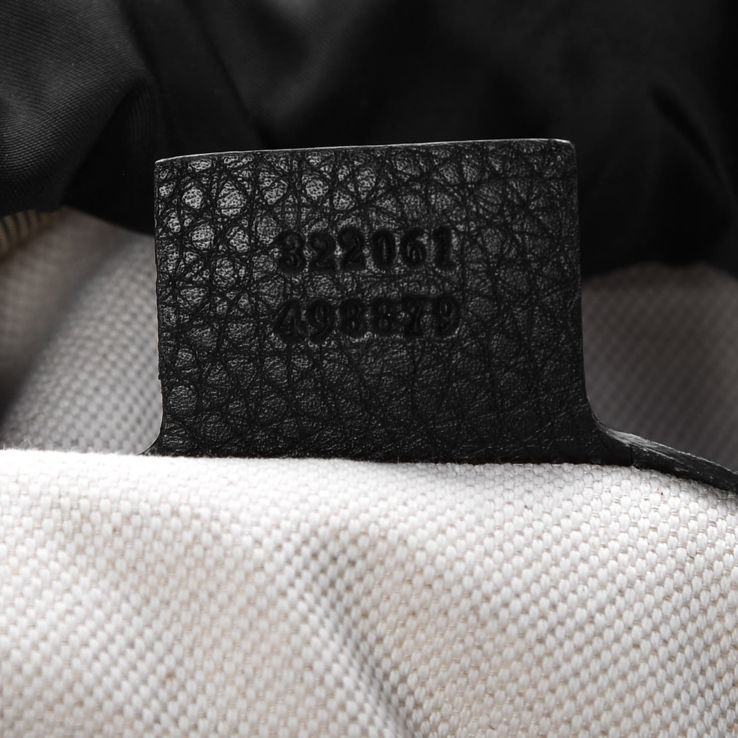 Pebbled Calfskin Soho Backpack Black