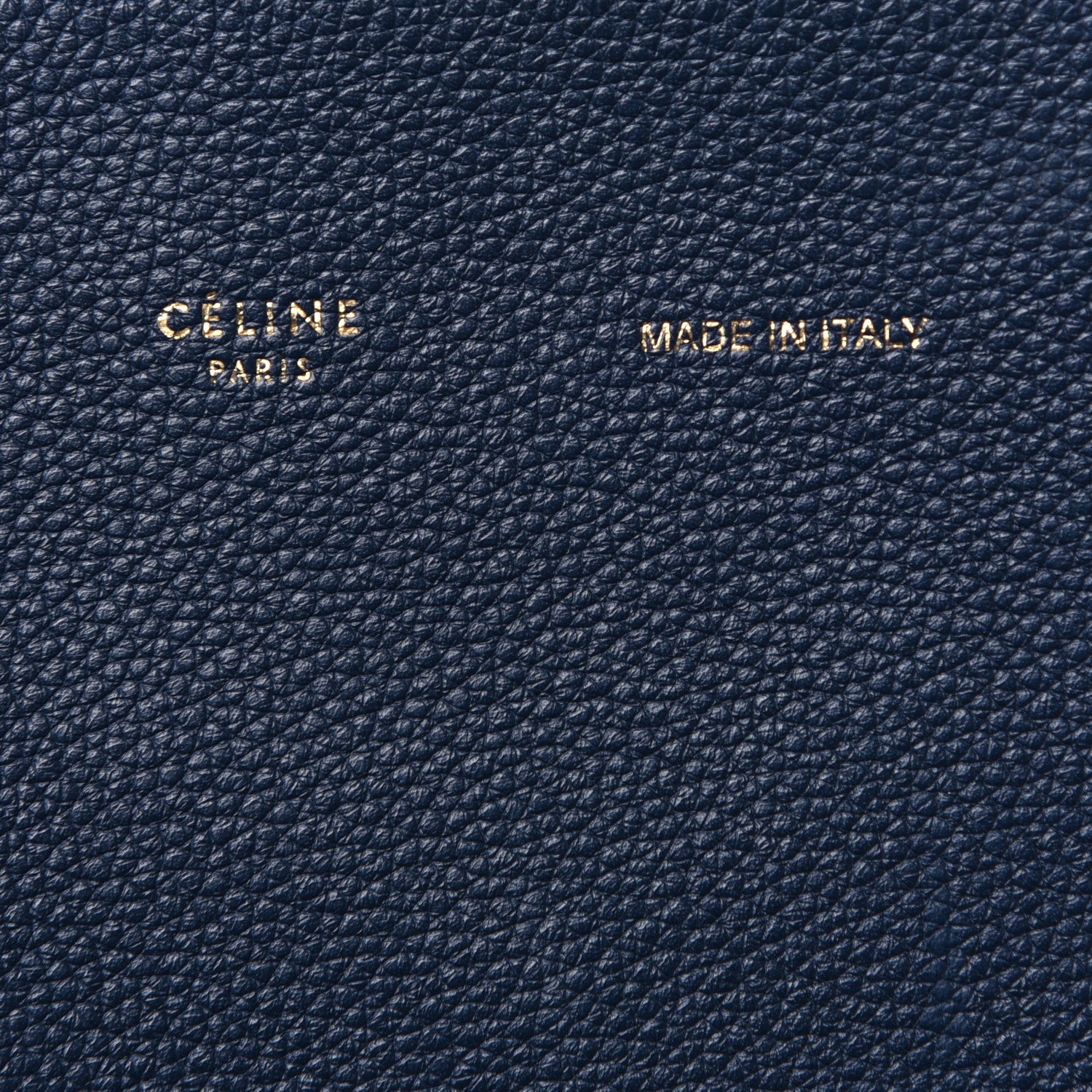 Celine Soft Grained Calfskin Medium Belt Cabas Phantom Deep Blue 7 of 13