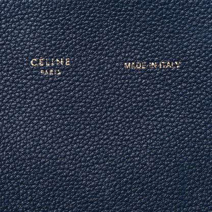 Celine Soft Grained Calfskin Medium Belt Cabas Phantom Deep Blue 7 of 13