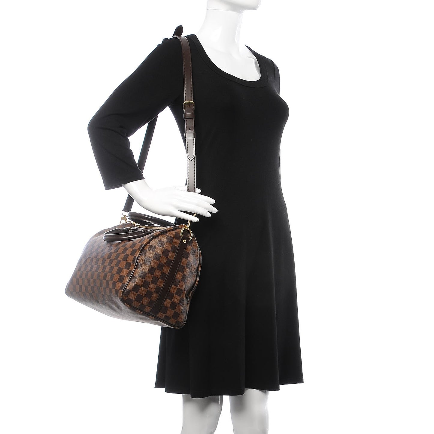 Damier Ebene Speedy Bandouliere 30