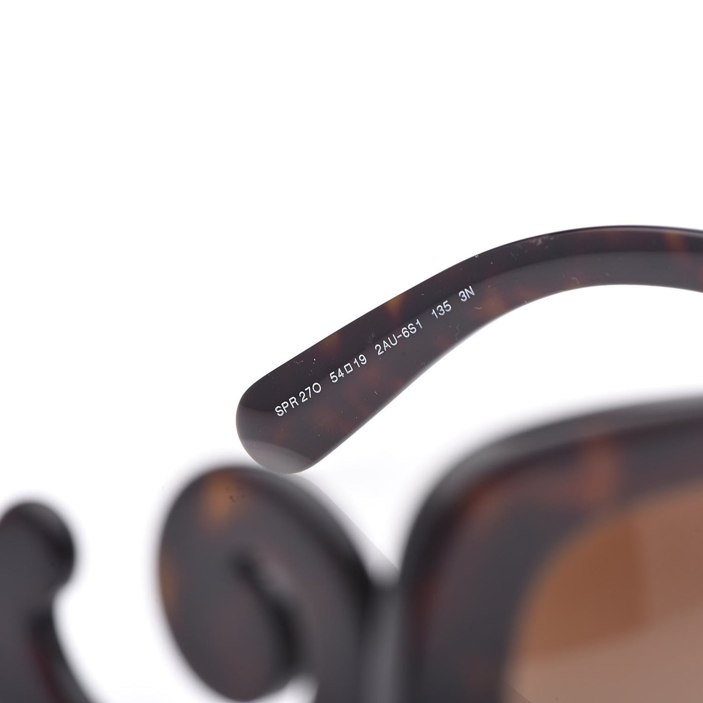 Acetate Baroque Sunglasses SPR 27O Tortoise