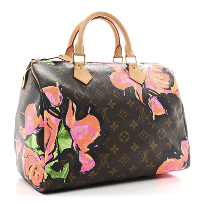 Louis Vuitton Monogram Roses Speedy 30 3 of 10
