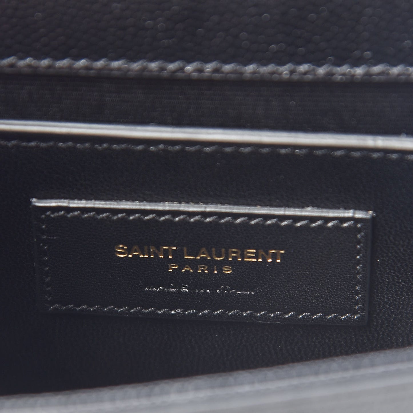 Grain De Poudre Small Monogram Kate Satchel Black