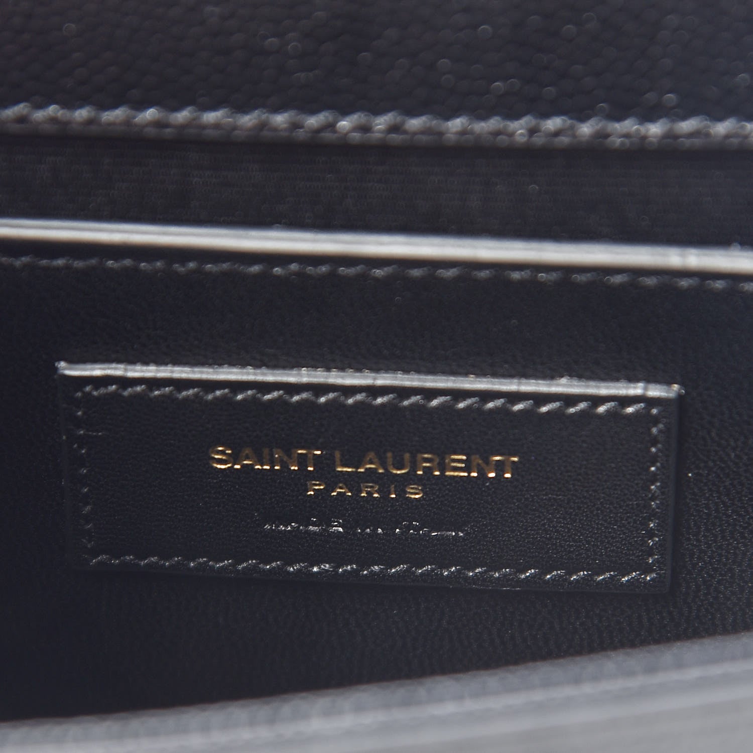 Saint Laurent Grain De Poudre Small Monogram Kate Satchel Black 6 of 9