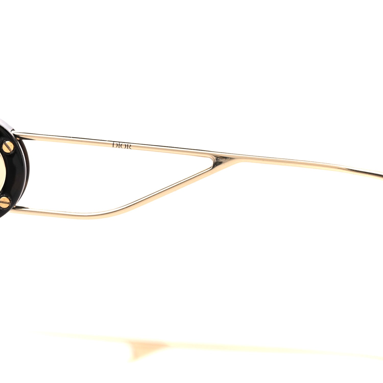 Christian Dior Butterfly 30 Montaigne S5U Sunglasses Gold Black 6 of 8