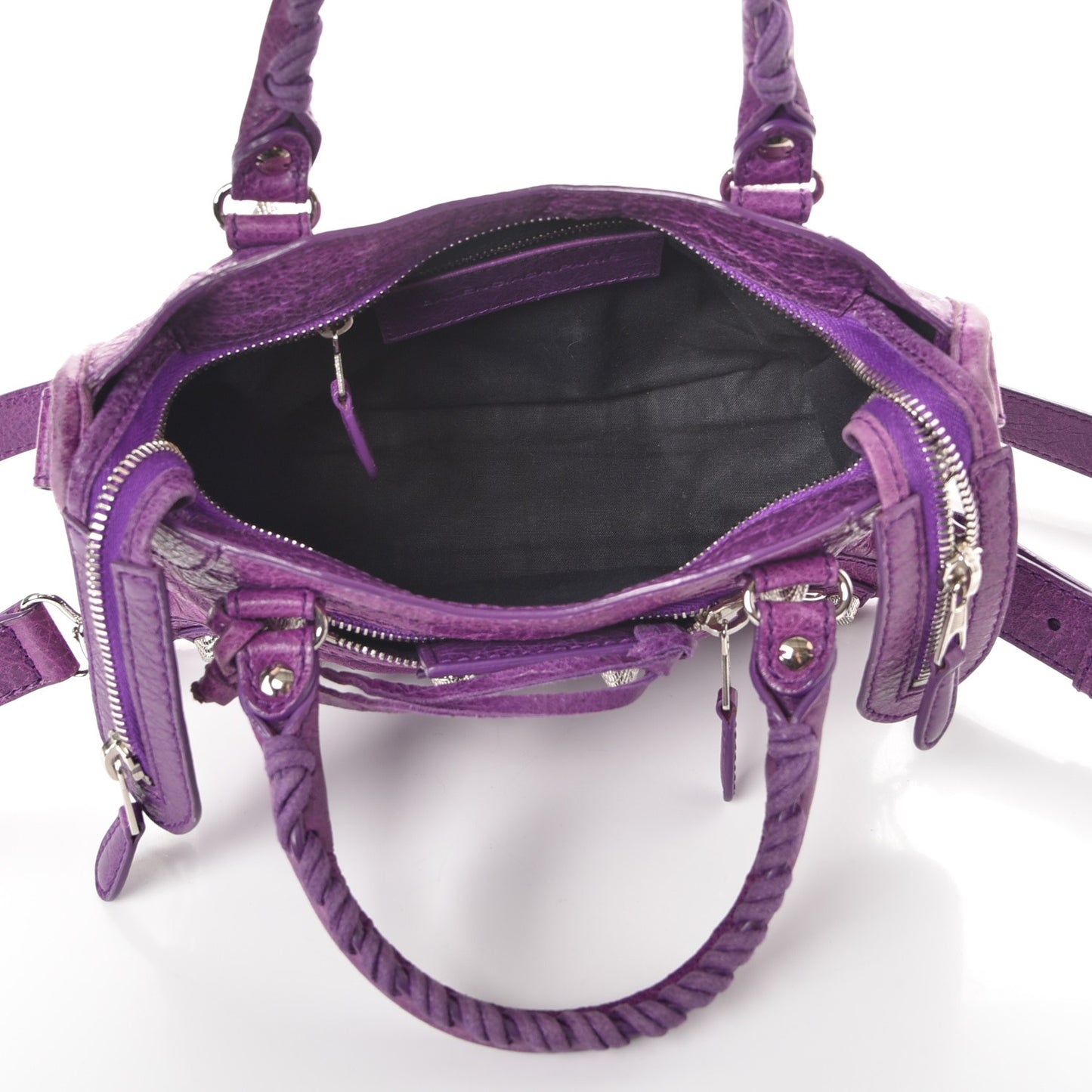 Agneau Giant 12 Silver Hardware Mini City Ultraviolet