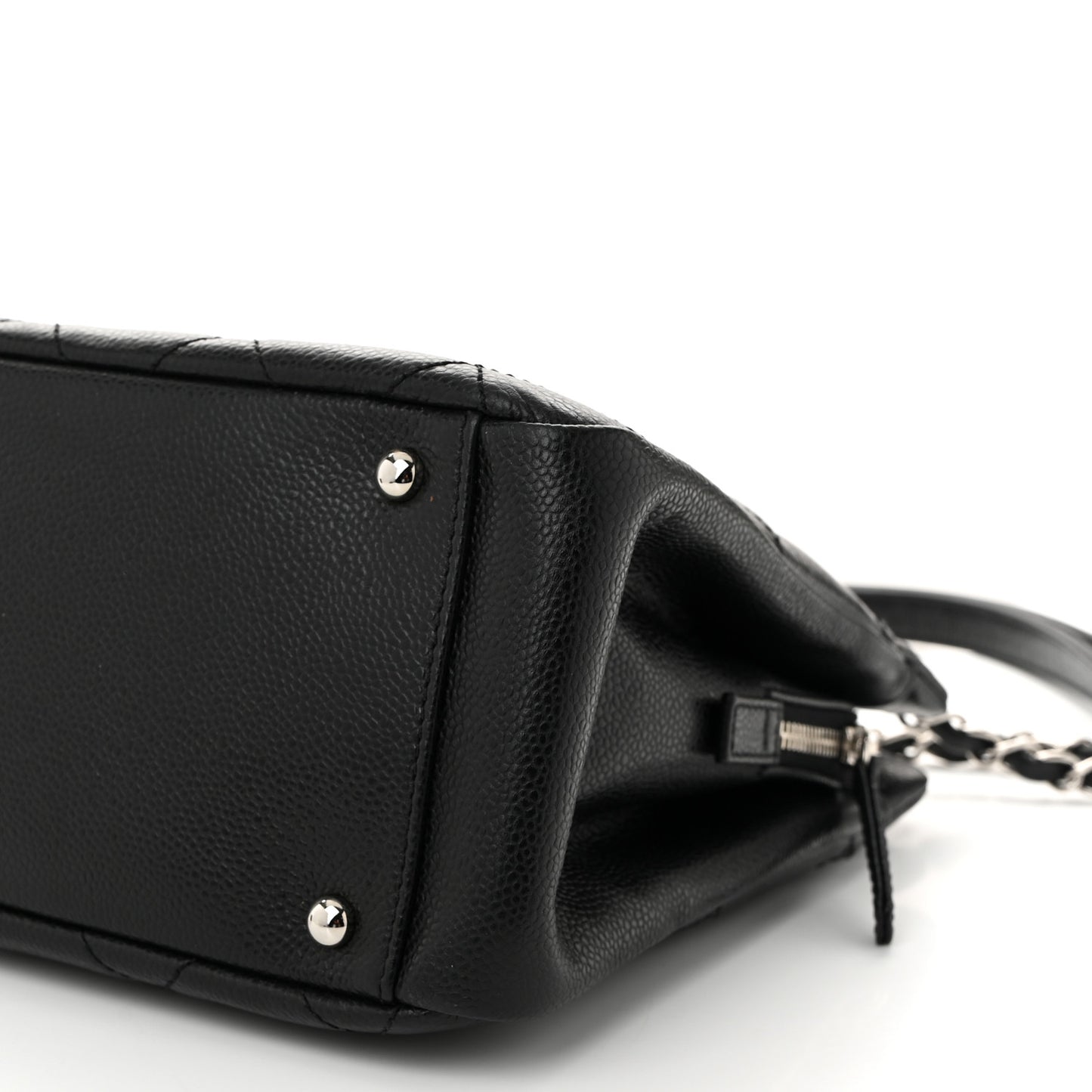 Caviar Quilted CC Timeless Soft Tote Black