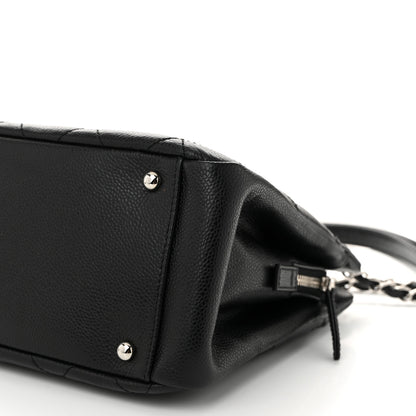 Chanel Caviar Quilted CC Timeless Soft Tote Black 10 of 10