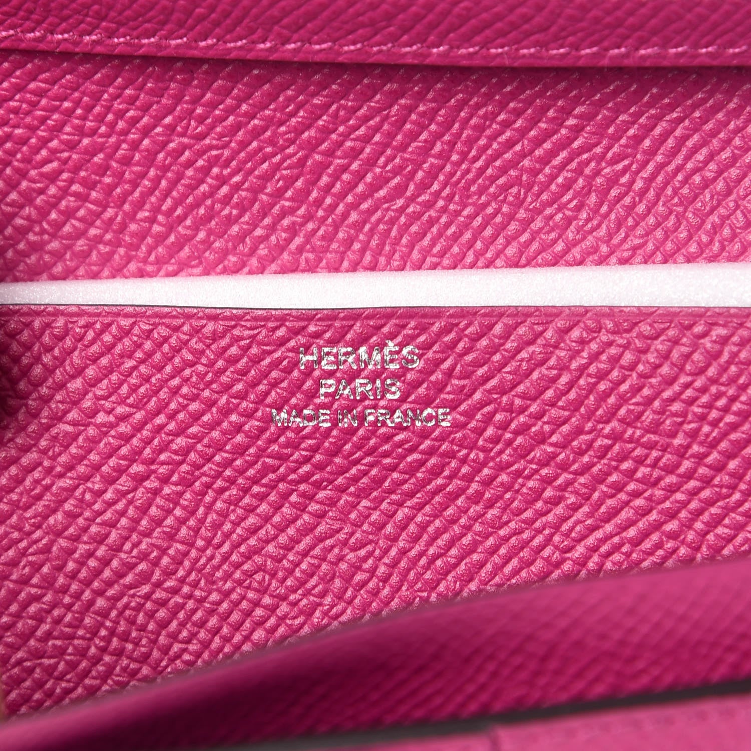 Hermes Epsom Bearn Gusset Wallet Rose Pourpre 6 of 7