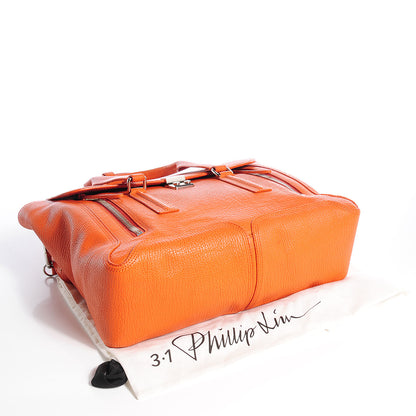 3.1 Phillip Lim 3.1 Leather Large Pashli Satchel Mandarin 8 of 14