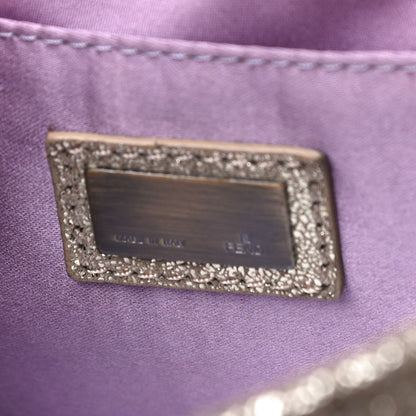 Fendi Metallic Corduroy B Bag Gold 6 of 10
