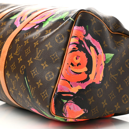 Louis Vuitton Monogram Roses Keepall 50 10 of 10