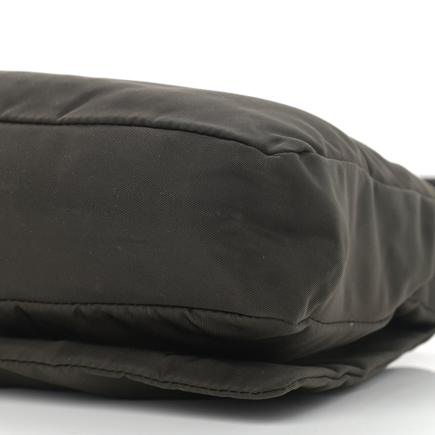 Tessuto Nylon Messenger Bag Green