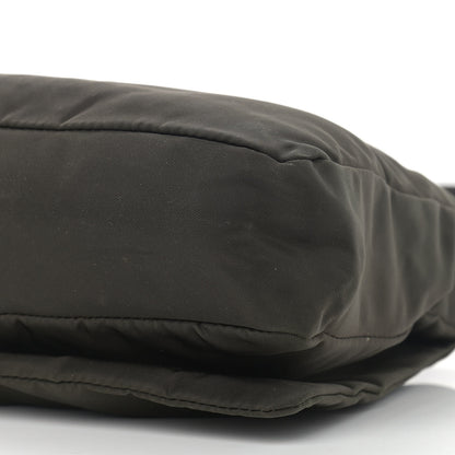 Prada Tessuto Nylon Messenger Bag Green 10 of 14