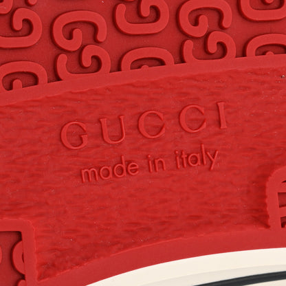 Gucci GG Monogram Web Womens 1977 Tennis Sneakers 39 Beige Ebony Mystic White 7 of 10