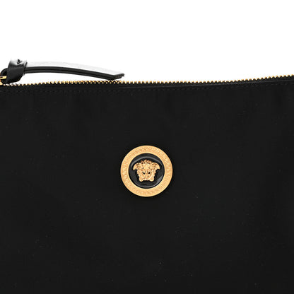 Versace Nylon Tribute Icon Flat Pouch Black 8 of 10