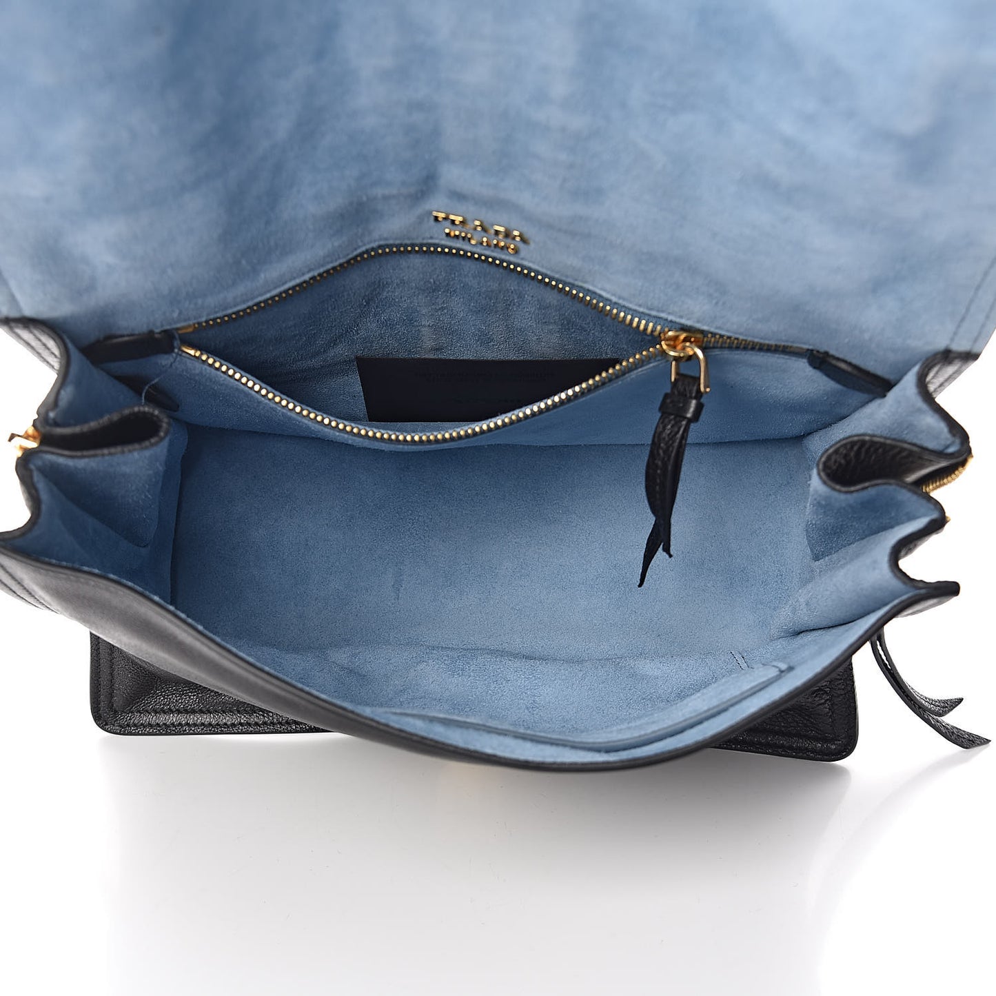 Glace Calfskin Suede Etiquette Shoulder Bag Cannella Pavone