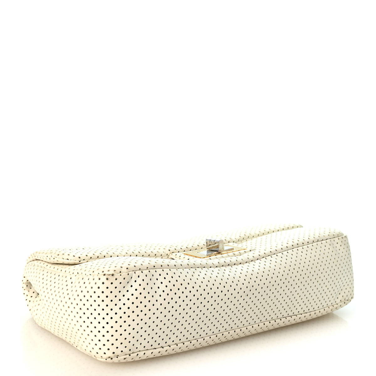 Lambskin Perforated Drill Flap White