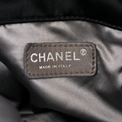 Chanel Satin Melrose Hobo Black 6 of 10