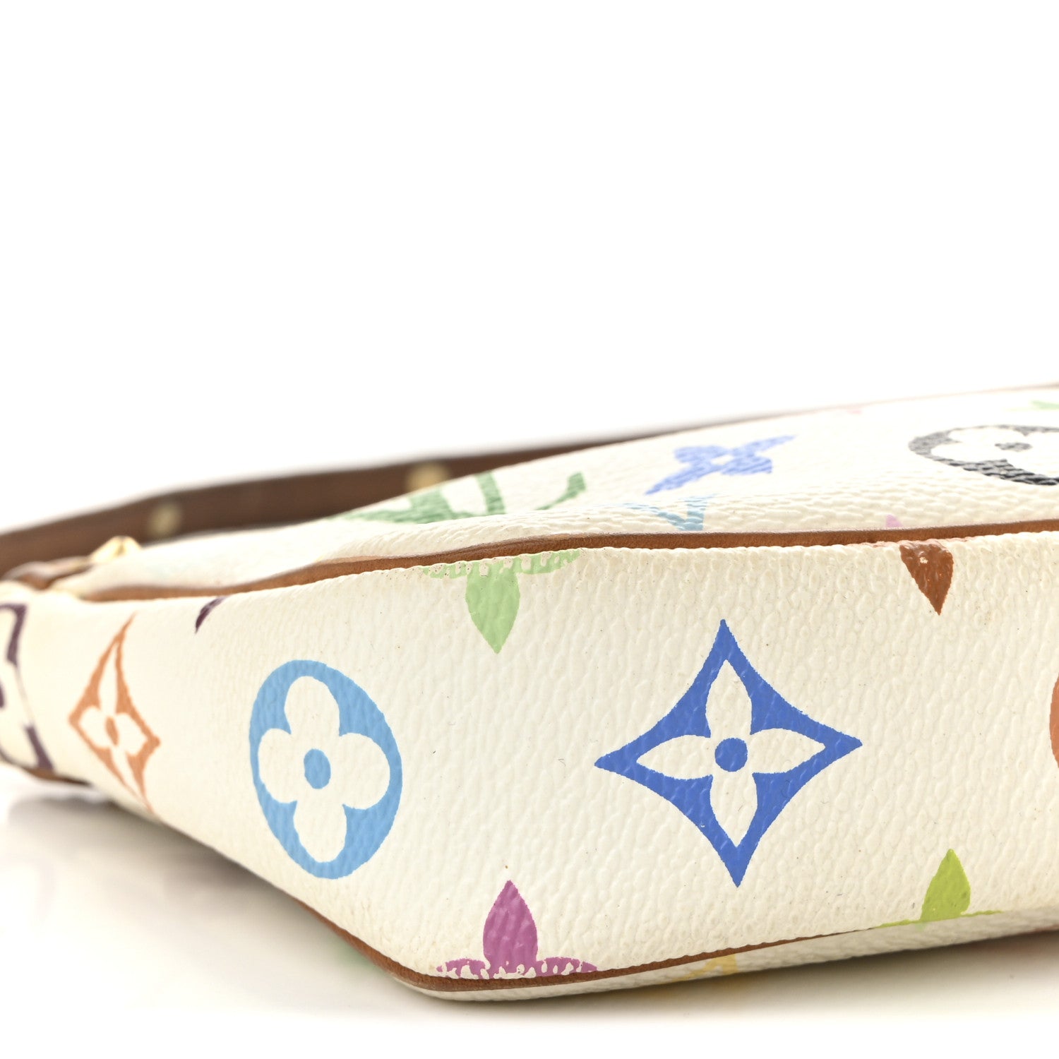 Louis Vuitton Monogram Multicolor Pochette Accessories White 9 of 12