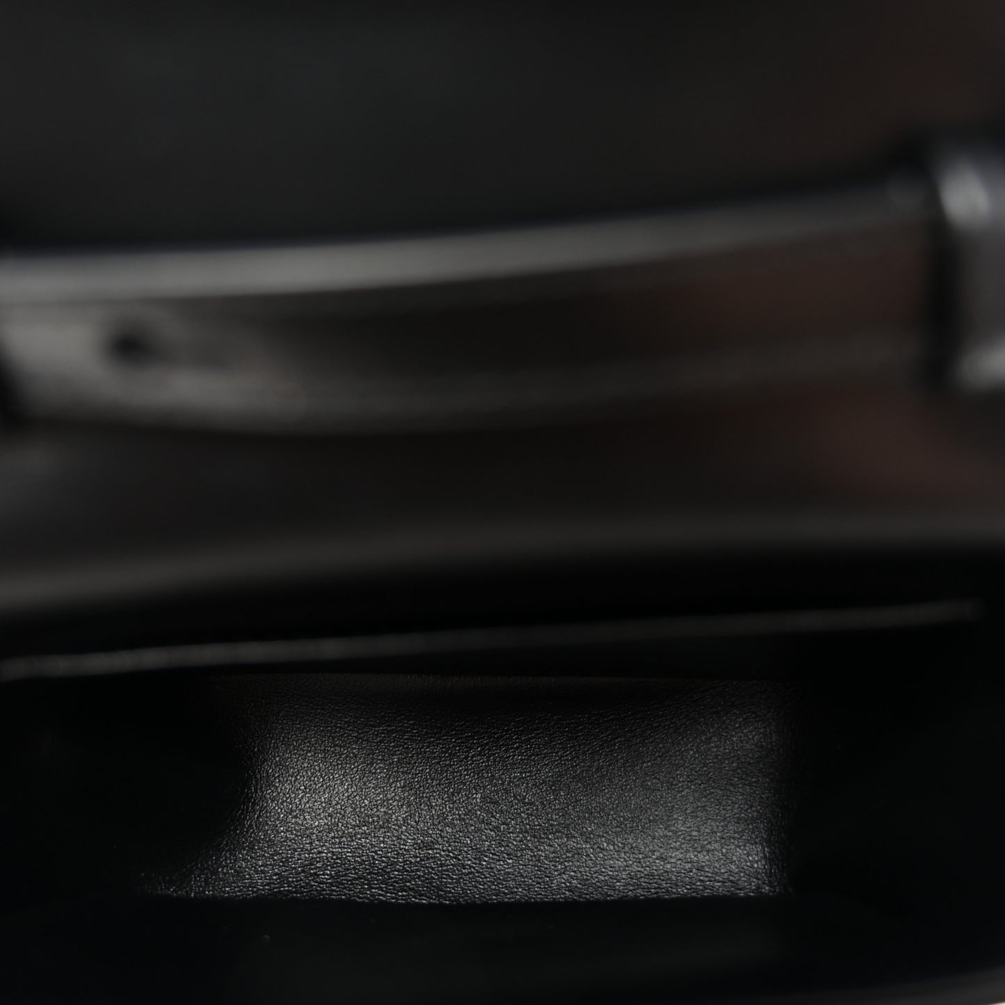 Shiny Calfskin Mini Triomphe Black
