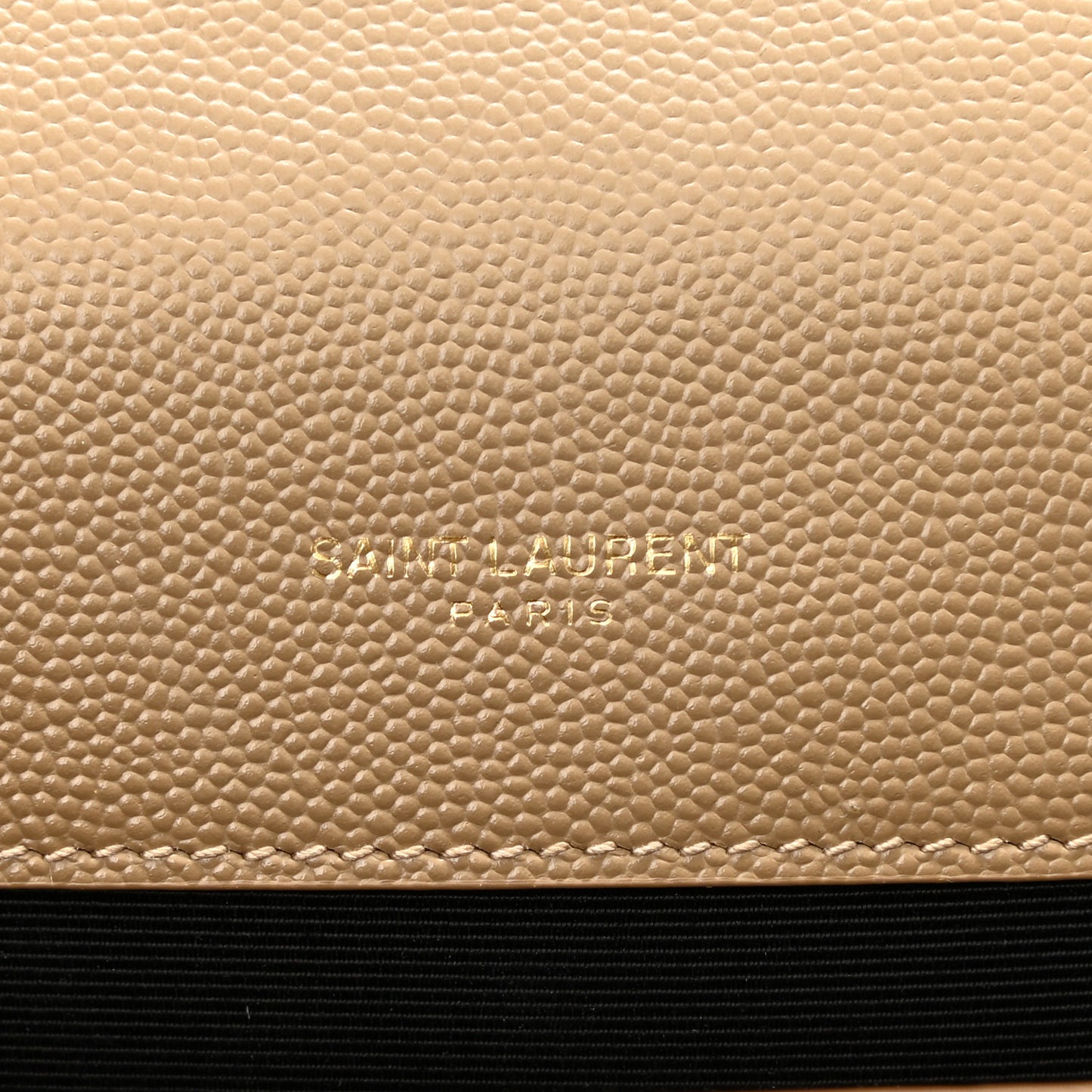 Grain De Poudre Textured Mixed Matelasse Medium Triquilt Monogram Satchel Dark Latte