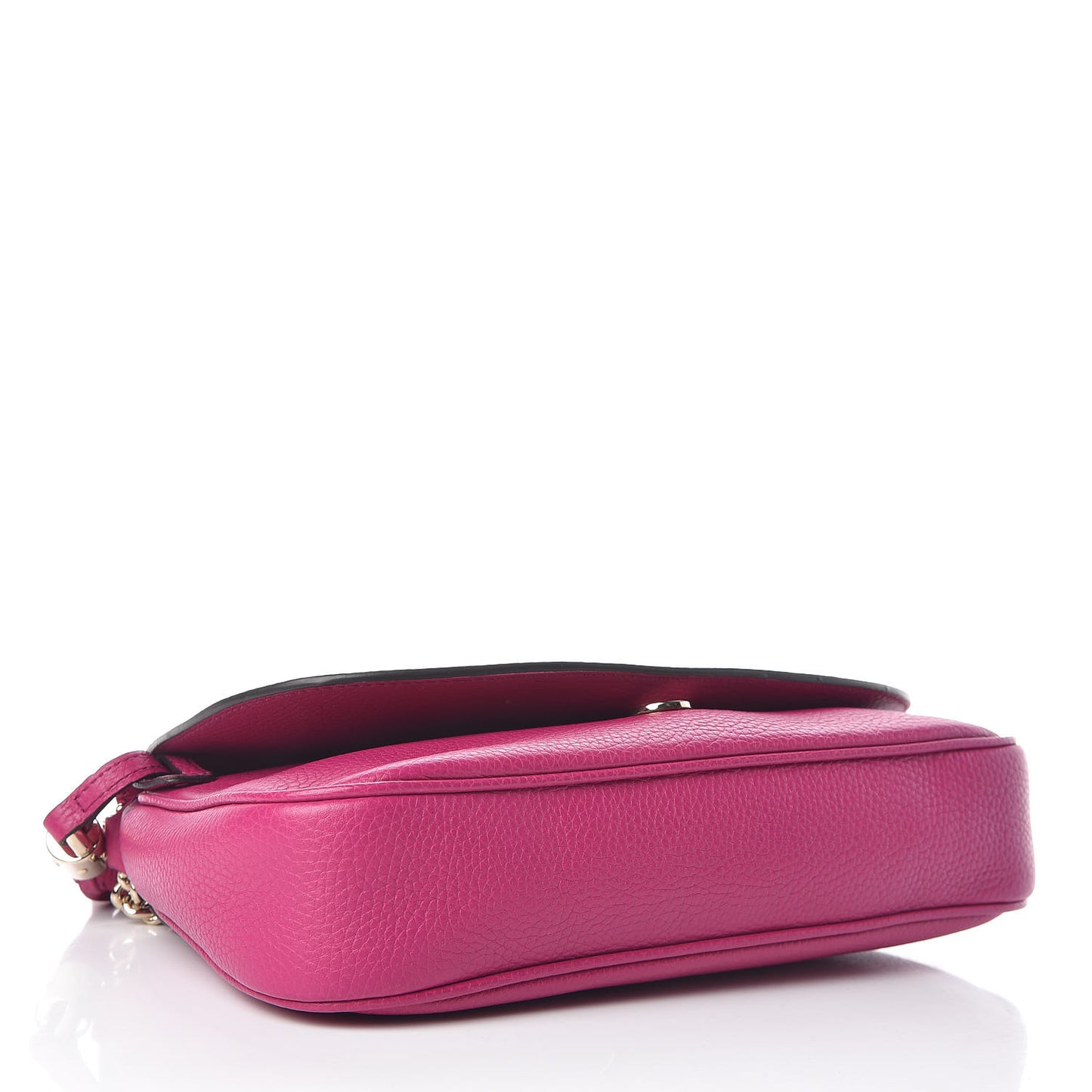 Cellarius Calfskin Medium Soho Flap Crossbody Bright Bouganville