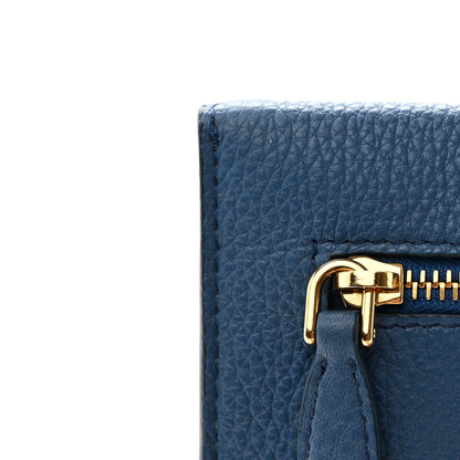 Prada Vitello Grain Envelope Wallet Cobalto 14 of 15