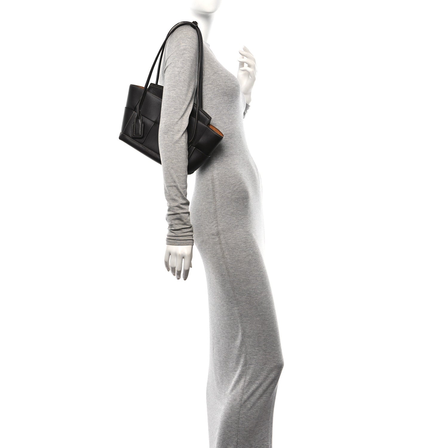 Bottega Veneta French Calfskin Maxi Intrecciato Small Arco Fondant 2 of 9