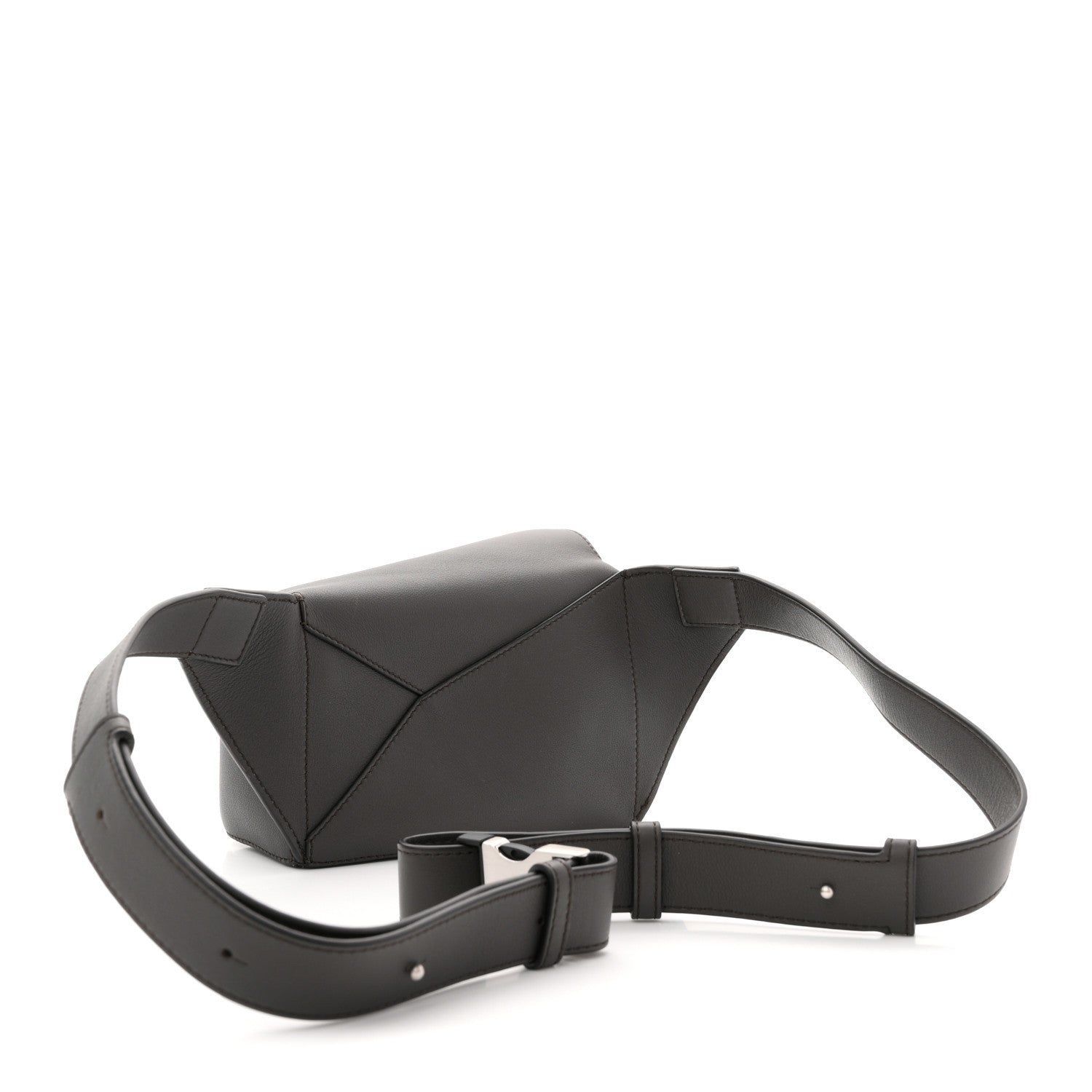 Loewe Calfskin Mini Puzzle Bumbag Dark Grey 2 of 9