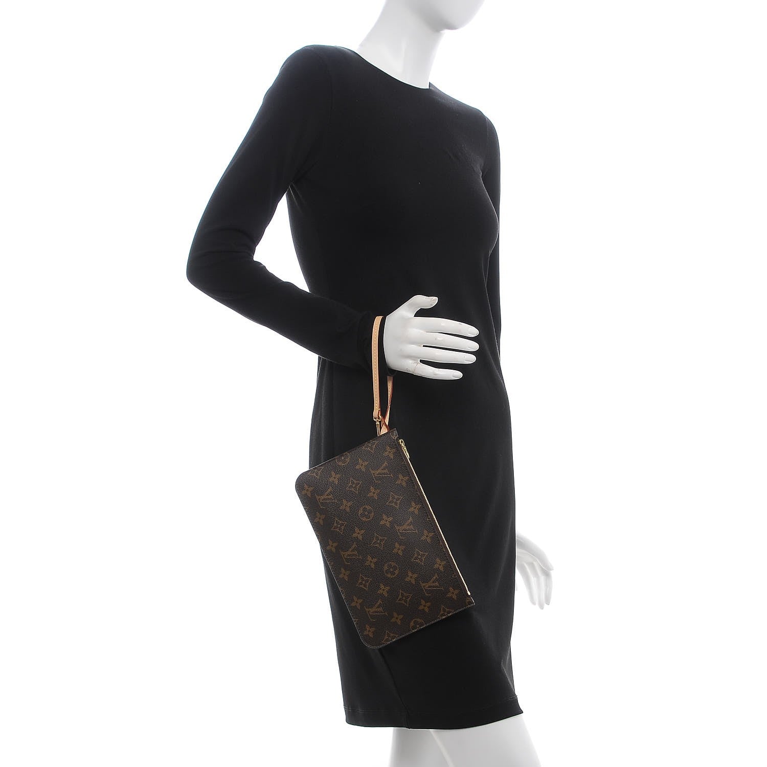 Louis Vuitton Monogram Neverfull MM GM Pochette 2 of 7