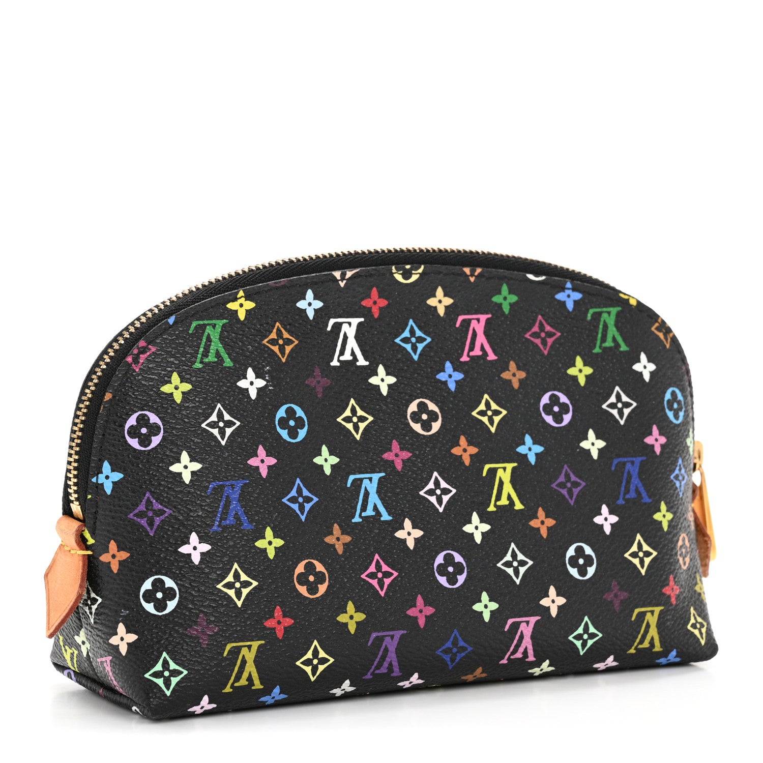 Louis Vuitton Monogram Multicolor Cosmetic Pouch Black Grenade 3 of 9
