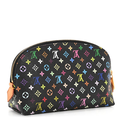 Louis Vuitton Monogram Multicolor Cosmetic Pouch Black Grenade 3 of 9