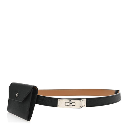 Hermes Epsom Kelly Pocket Belt Black 1 of 7