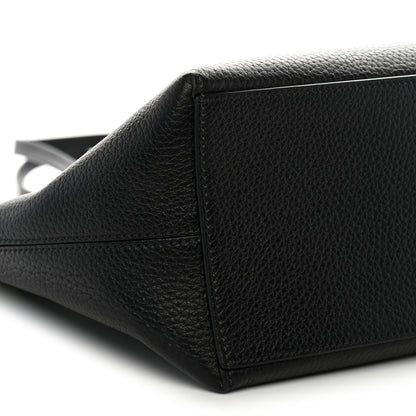 Valentino Garavani Grained Calfskin Rockstud Shoulder Tote Black 8 of 10