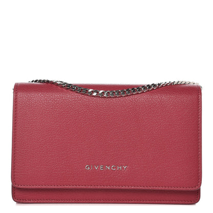 Givenchy Sugar Goatskin Pandora Chain Wallet Fuchsia 1 of 7