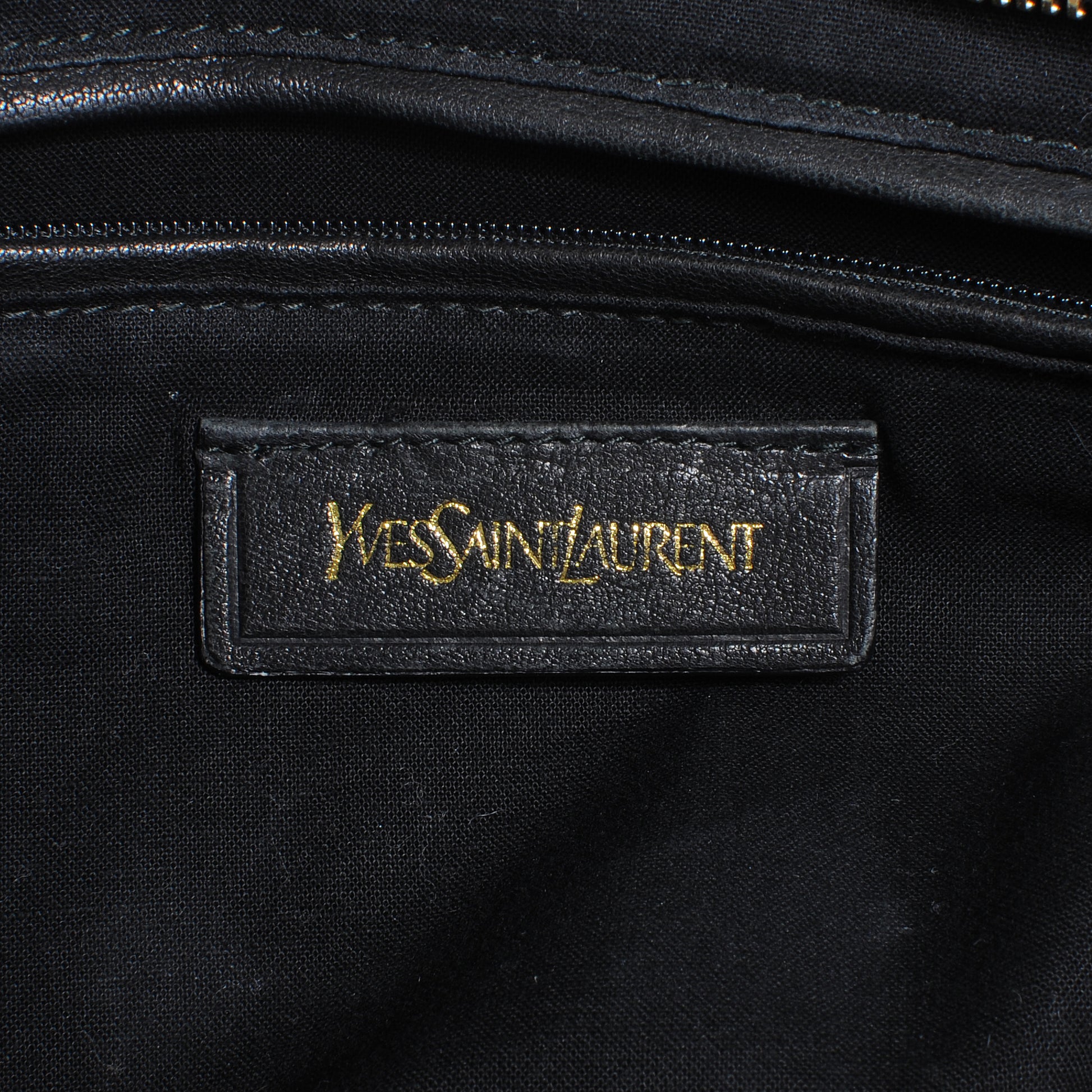 Saint Laurent Leather Large Cabas Chyc Black 6 of 8