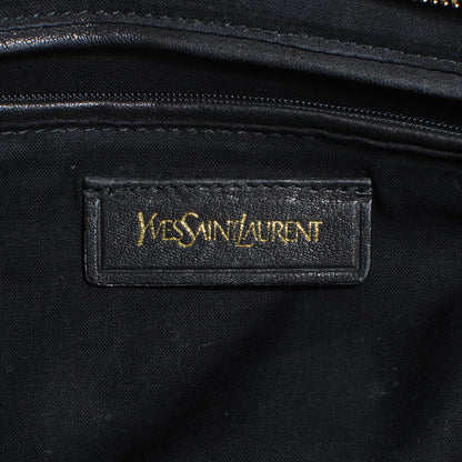 Saint Laurent Leather Large Cabas Chyc Black 6 of 8