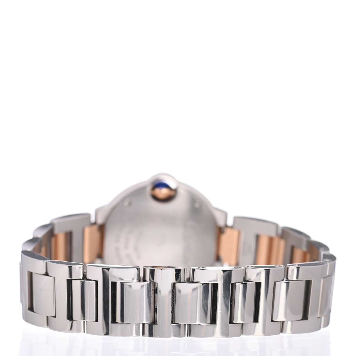 Cartier Stainless Steel 18K Pink Gold 28mm Ballon Bleu De Cartier Quartz Watch 3 of 5