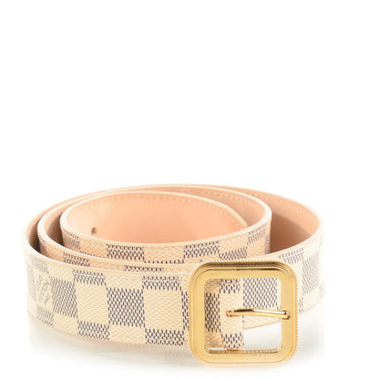 Louis Vuitton Damier Azur 30mm Tresor Belt 85 34 1 of 8