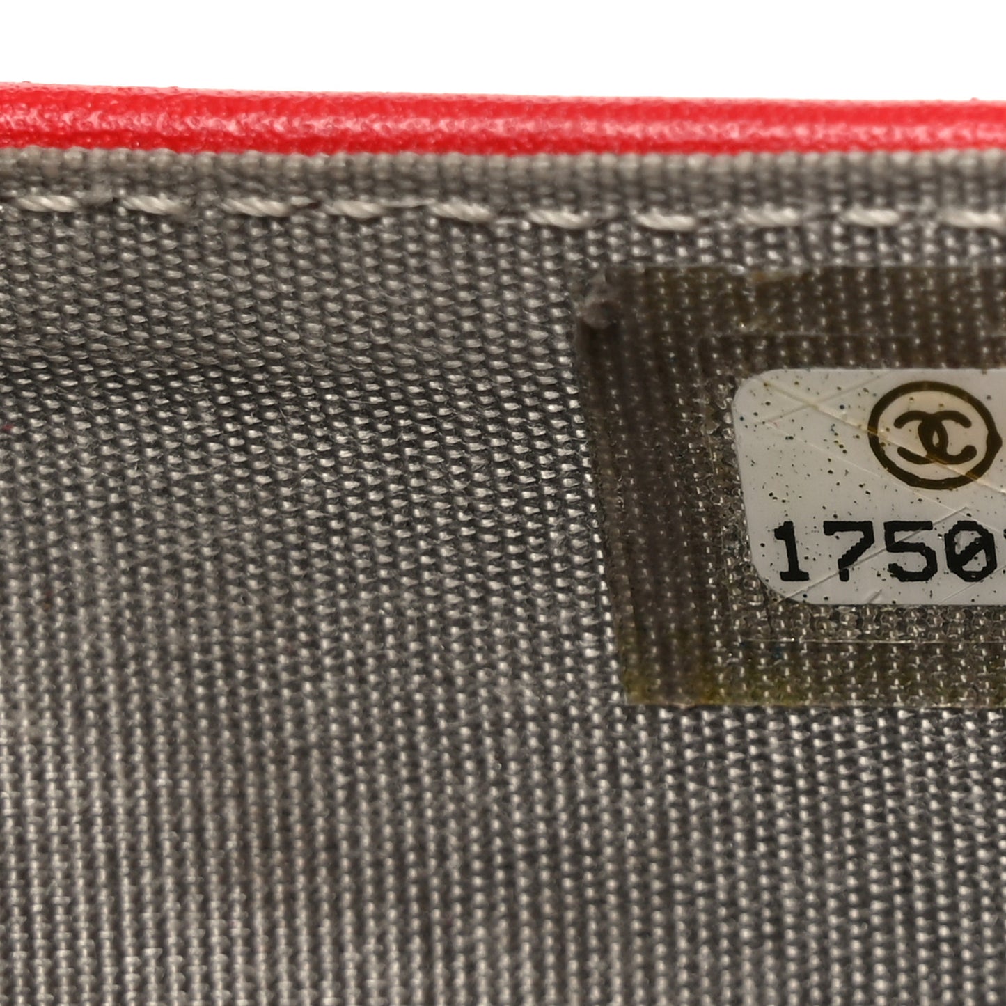 Caviar Timeless CC Zipped Pocket Wallet Red