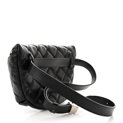 Chanel Calfskin Quilted Waist Belt Bag Black 3 of 15