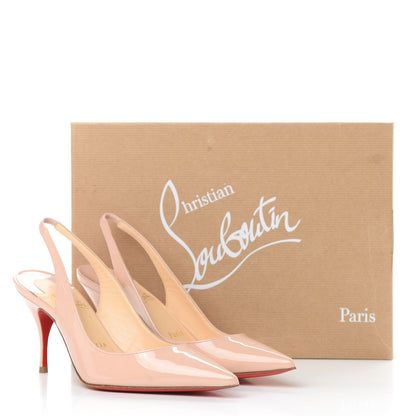 Christian Louboutin Patent Clare Sling 80 Pumps 35 Antoinette 8 of 8