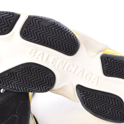 Balenciaga Fabric Mesh Womens Triple S Sneakers 42 Black Yellow 8 of 8