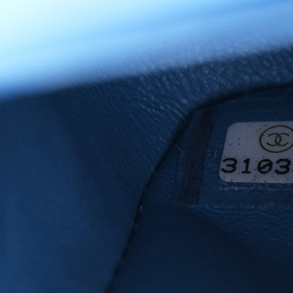 Chanel Caviar Quilted Small Double Flap Blue 8 of 10