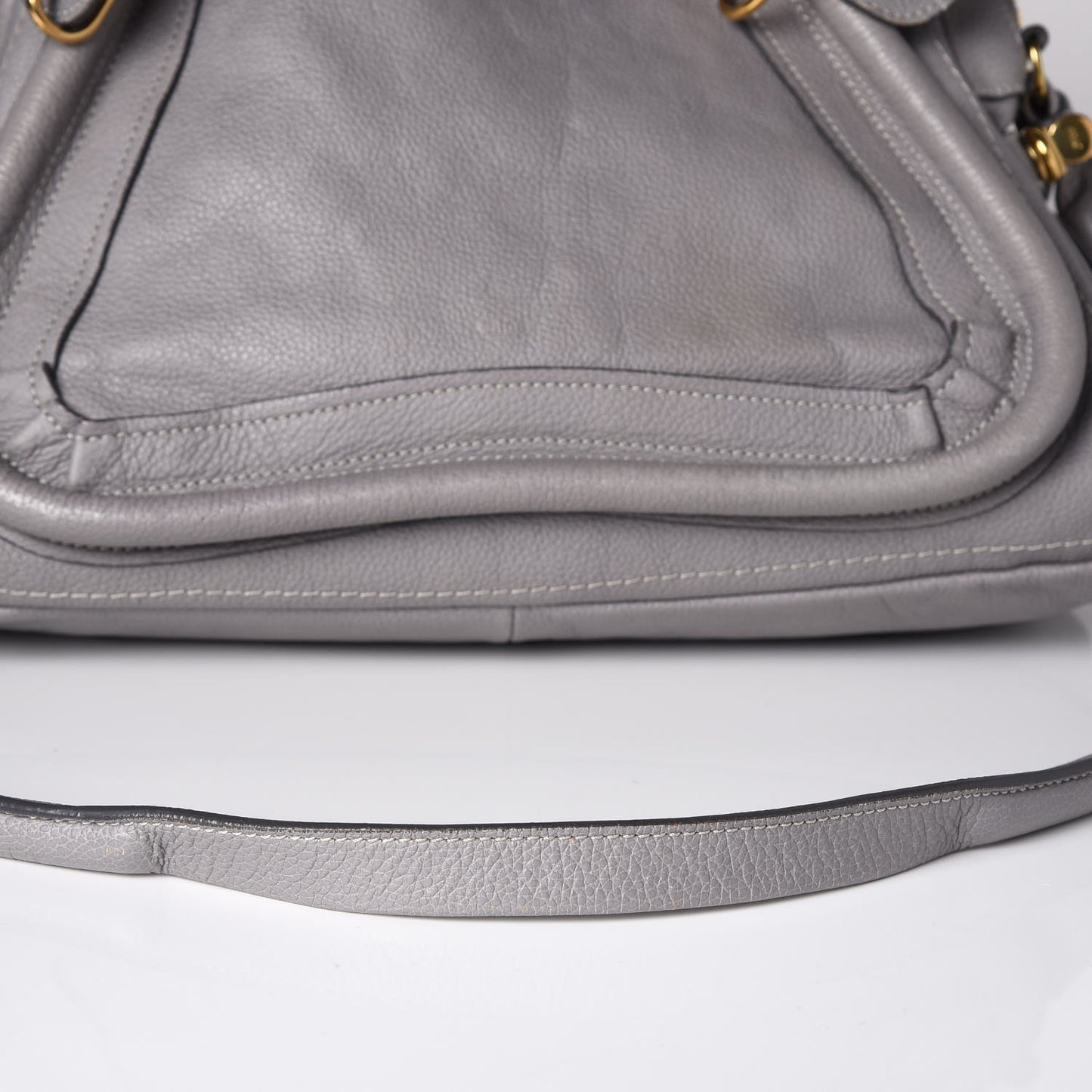 Calfskin Medium Paraty Cashmere Grey