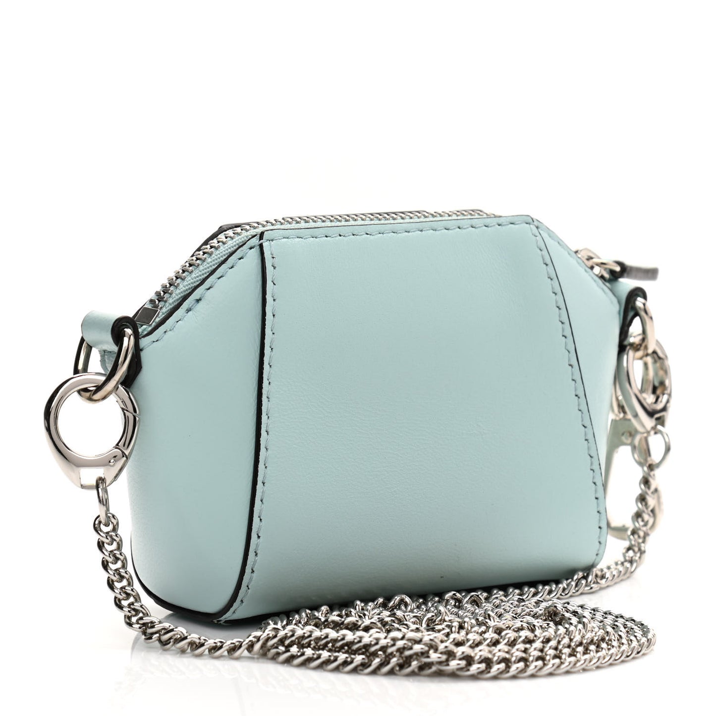 Lambskin Baby Antigona Light Blue