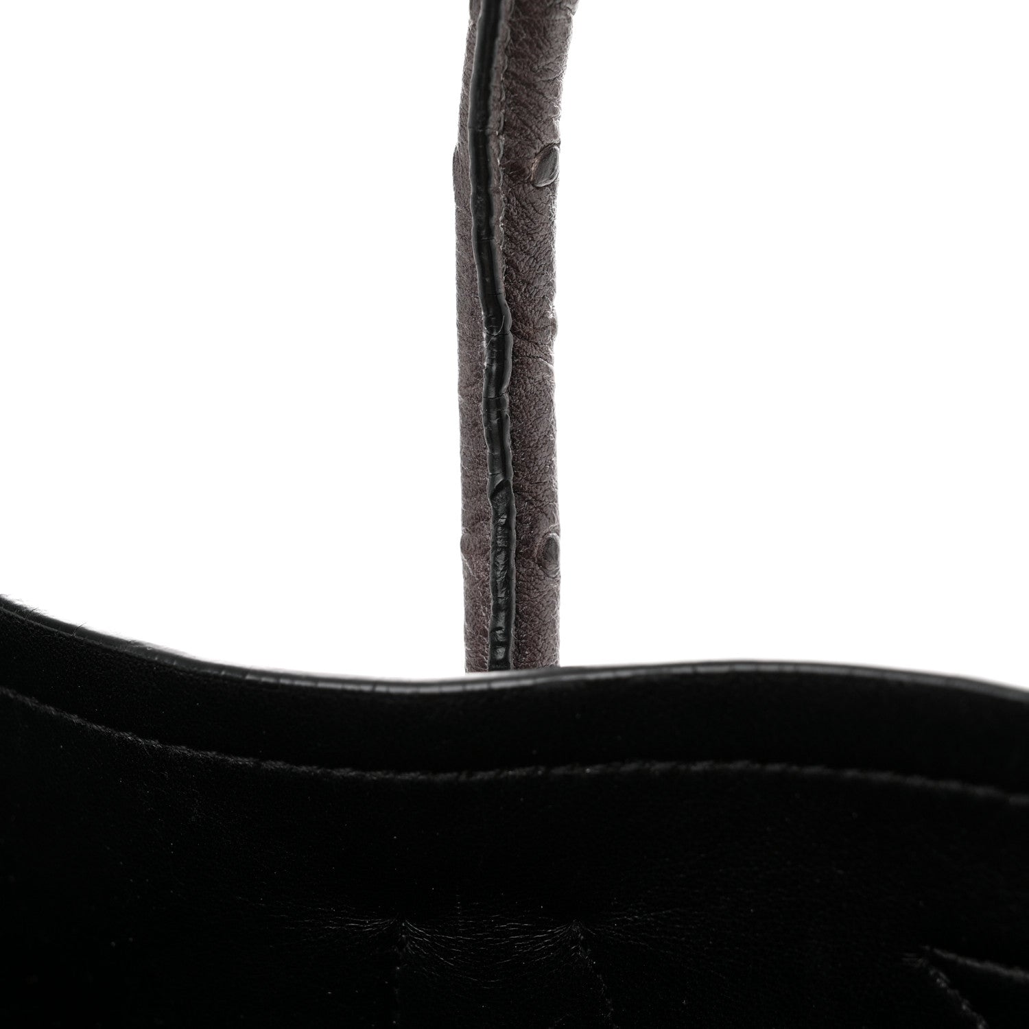 Prada Ostrich Double Bag Grey 13 of 16