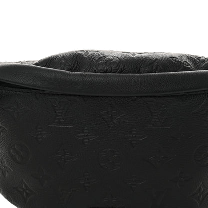Louis Vuitton Calfskin Monogram Shadow Discovery Bumbag Black 7 of 9